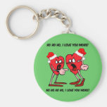 I love you more Christmas Key Chains