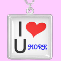 I LOVE YOU MORE necklaces