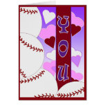 I Love You More Than Baseball - Valentine Card