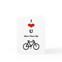 I love you more than my bike card by picco09 I love you more than my bike card