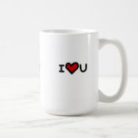 "I love you more than tea" Coffee Mug