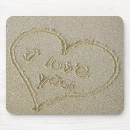 i love you mouse mat