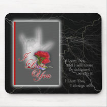 I Love You mousepads by DEAFmirror I Love You mousepads