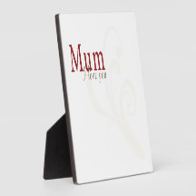 I Love You Mum Photo Plaque