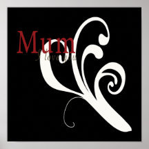 I Love You Mum Poster