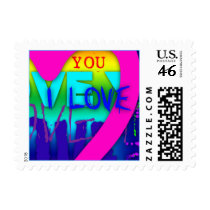I Love You - n°4 stamps