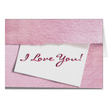 I Love You! Note Greeting Card