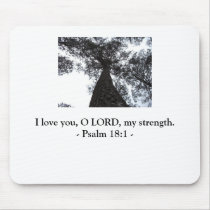 I love you, O LORD, mousepad