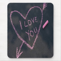 I love you, on a mouse pad mousepads by design_girl I love you, on a mouse pad mousepads