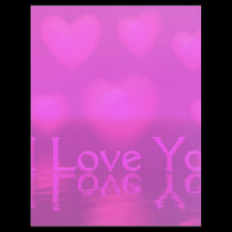 I Love You Pink flyers