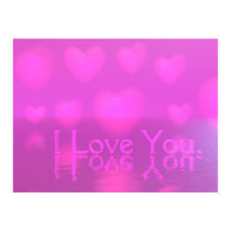 I Love You Pink posters