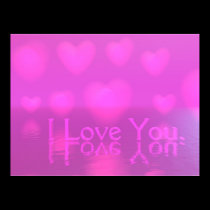 I Love You Pink posters
