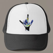I Love You Planet Earth Hat