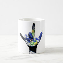 I Love You Planet Earth Mug
