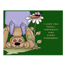 I love you postcards