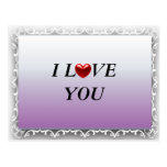 I LOVE YOU POST CARDS