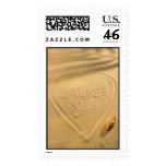 i love you postage