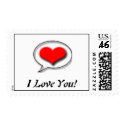I Love You! postage