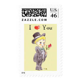 I love you stamp