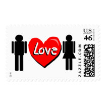 i  love you postage