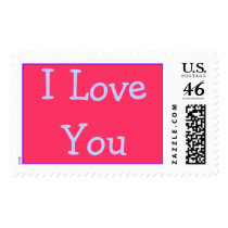 I Love You - postage stamp