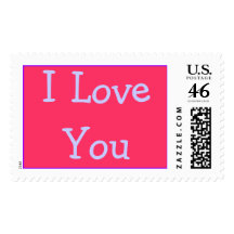 I Love You - postage stamp