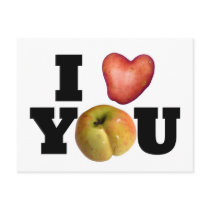 I LOVE YOU postcards