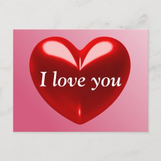 JE T'AIME - I LOVE YOU (French) Postcard | Zazzle