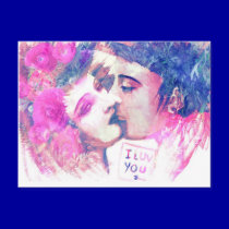 i love you postcards