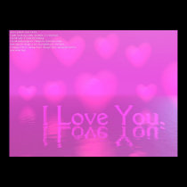 I Love You posters