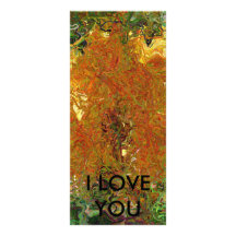 I LOVE YOU RACK CARD DESIGN