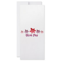 I Love You Rack Card Design