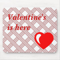 I love you romantic illustration mousepads