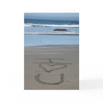 I Love You - Sand Script I Love You - Sand Script
