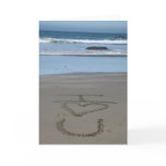 I Love You - Sand Script Greeting Card