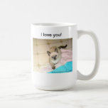 I love you siamese kitten mug mugs