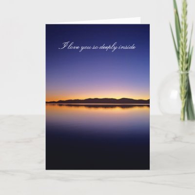 I love you so deeply inside card by alwayswrite. Greeting cards with romantic poetry