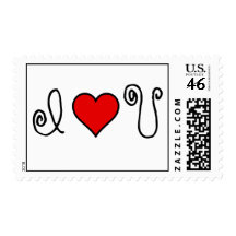I Love You Stamp