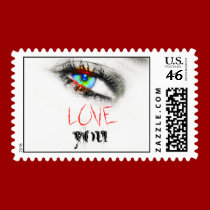 I Love You Stamps stamps