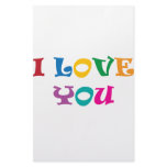 I Love You stationery
