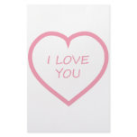 I Love You stationery