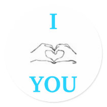 I LOVE YOU. stickers by rachelsocrunkk I LOVE YOU. stickers