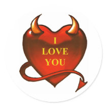 I LOVE YOU STICKERS