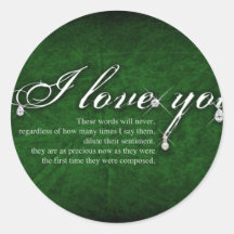 I Love You Sticker