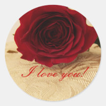 I love You Stickers