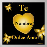 I Love You-Sweet Love Poster[Spanish]-Customize