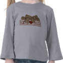 I Love You Teddy Bear - Long Sleeve Toddler T t-shirts by berkeleygirlforever I Love You Teddy Bear - Long Sleeve Toddler T t-shirts