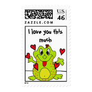 I love you this much stamp