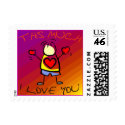 I Love You This Much v7 postage