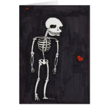 I Love You To The Bone Note Card
